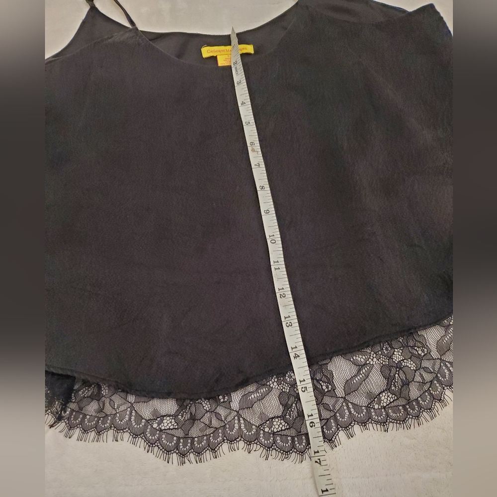 Catherine Malandrino Vintage Silk Top, Black Size Small EUC - Picture 5 of 5